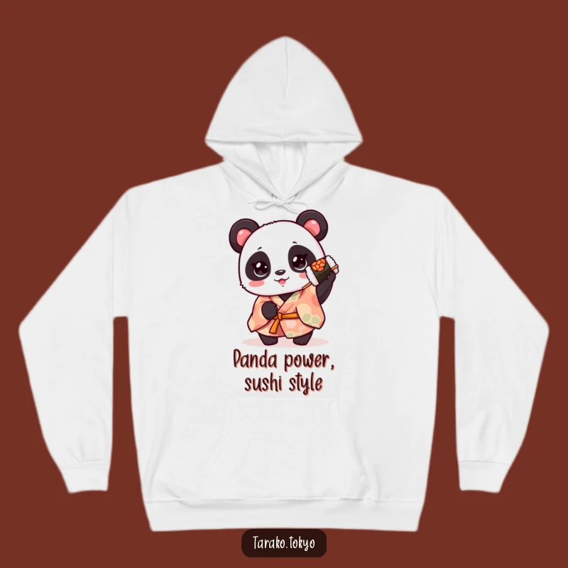 Funny Panda Kimono Sushi Hoodie - Cozy & Cute Animal Comfort