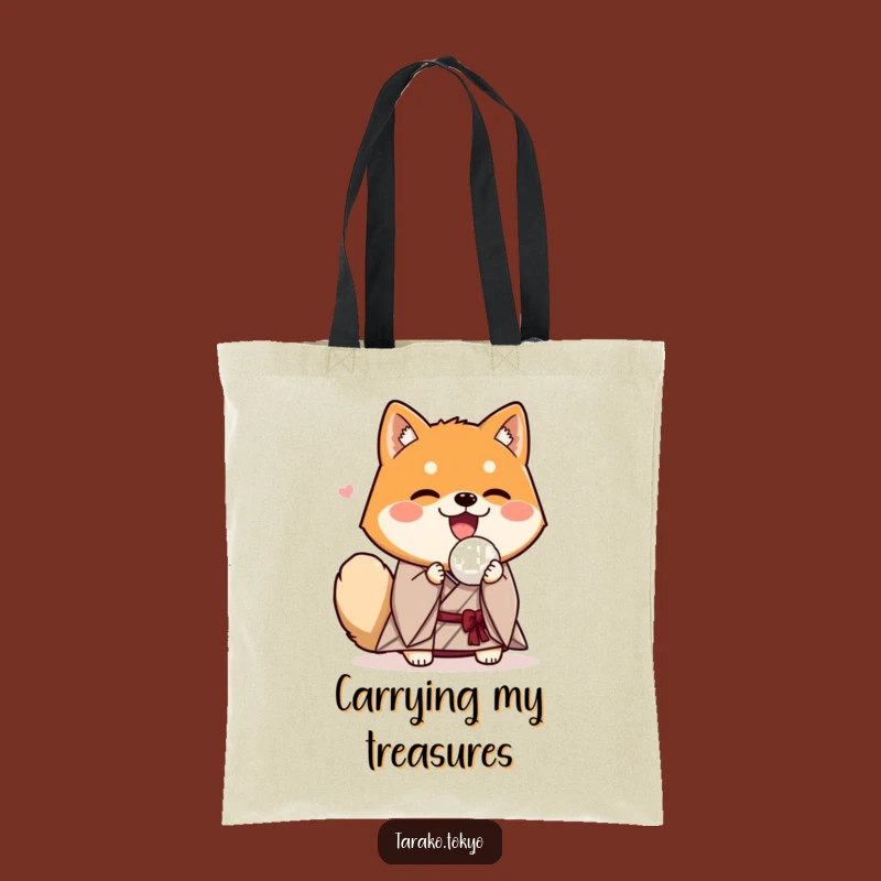 Funny Shiba Inu Kimono Rice Ball Tote Bag: Carry Your Joy!